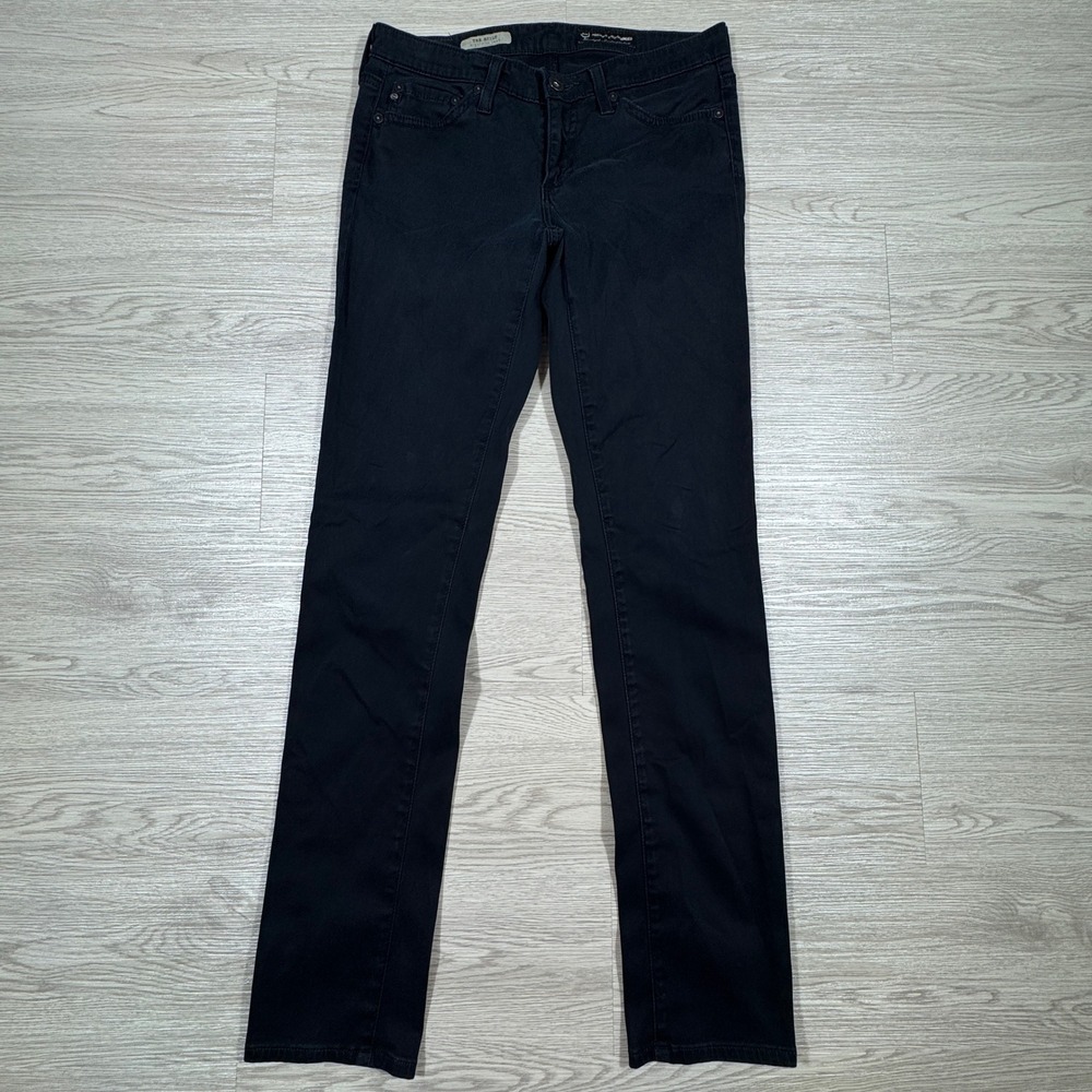 AG Adriano Goldschmied‎ Womens Jeans The Stilt Black 26R Slim Fit Stretch